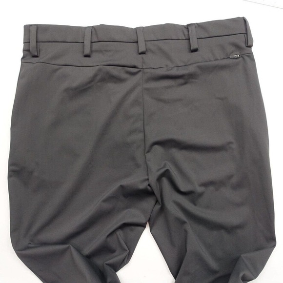 Stylus Chino Pants Men's Size 38 Gray Slash Pockets Regular Fit 100% Polyester - Picture 6 of 8